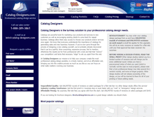 Tablet Screenshot of catalog-designers.com
